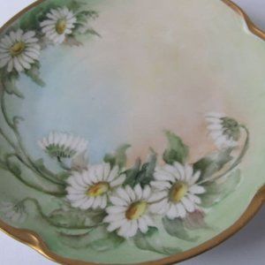 Daisies Hand Painted Daisy Plate Cabinet plates for walls signed Austria China
